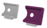 Infotainment iPad 1:2:3 Foldable Charge Stand in Purple or Silver