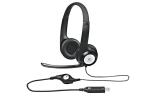 Logitech H390 ClearChat Comfort USB Headset with Noise-Cancelling Microphone, In-Line Audio Controls, 8-Ft Cable and Padded Headband