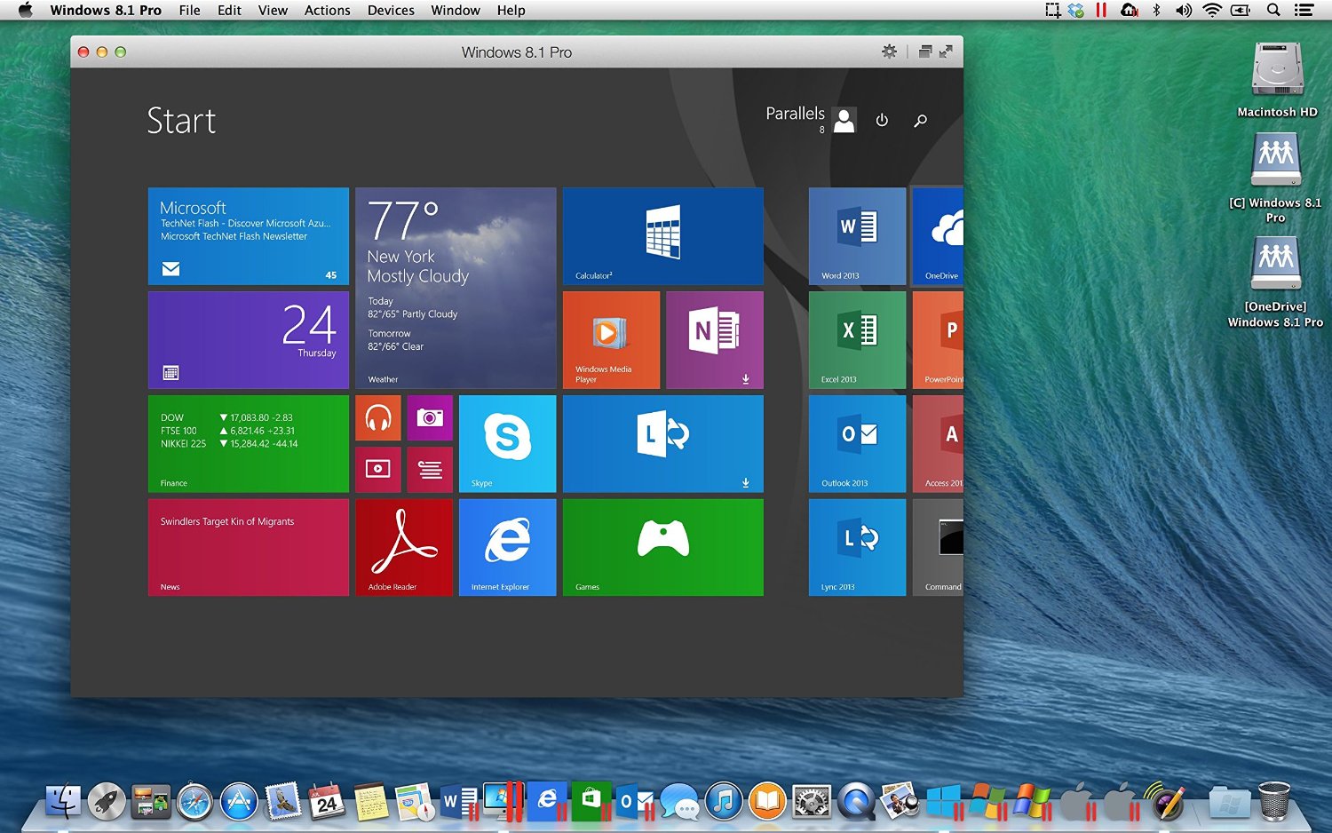 parallels desktop 9 for mac vm windows