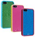 Retro Maze Case for iPhone 5:5S with Ball Bearings, High-Impact Polycarbonate Shell and Ergonomic Grip (Choice of Box Maze, Circle Maze or Pinball)