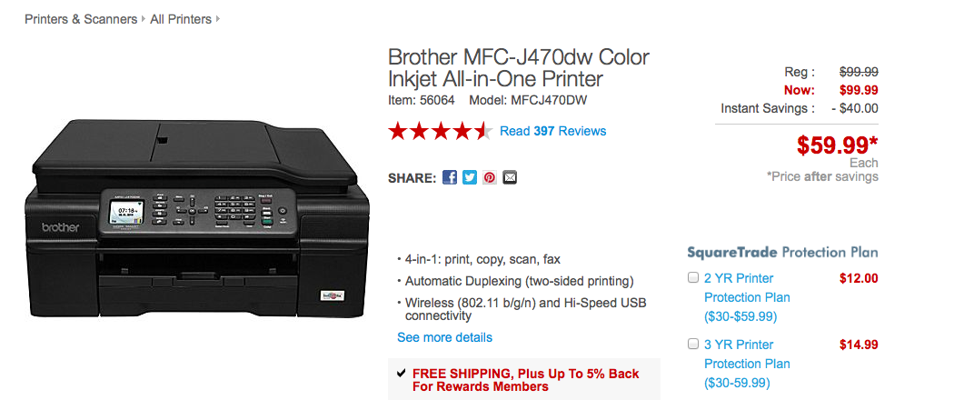 staples photo printer for mac