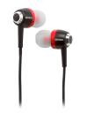 Denon AH-C100RD Urban Raver In Ear Headphone with Inline Remote and Mic (Red)