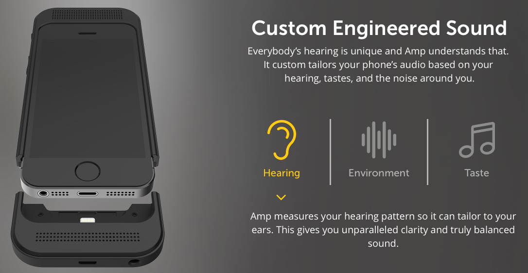 Amp intelligent iPhone speaker case delivers a personalized audio ...