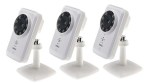 Belkin F7D7601-RM-3-Pack NetCam Wi-Fi Camera for Tablet and Smartphone with Night Vision & Digital Audio - 3 Pack
