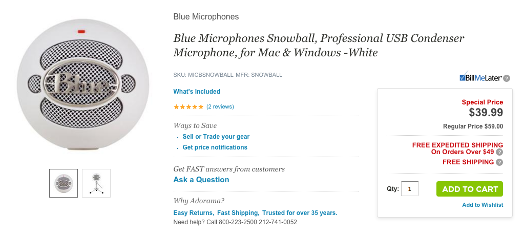 blue snowball mic usb device not recognized windows 10