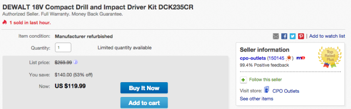 DEWALT 18V Compact Drill and Impact Driver Kit (DCK235CR)-sale-02
