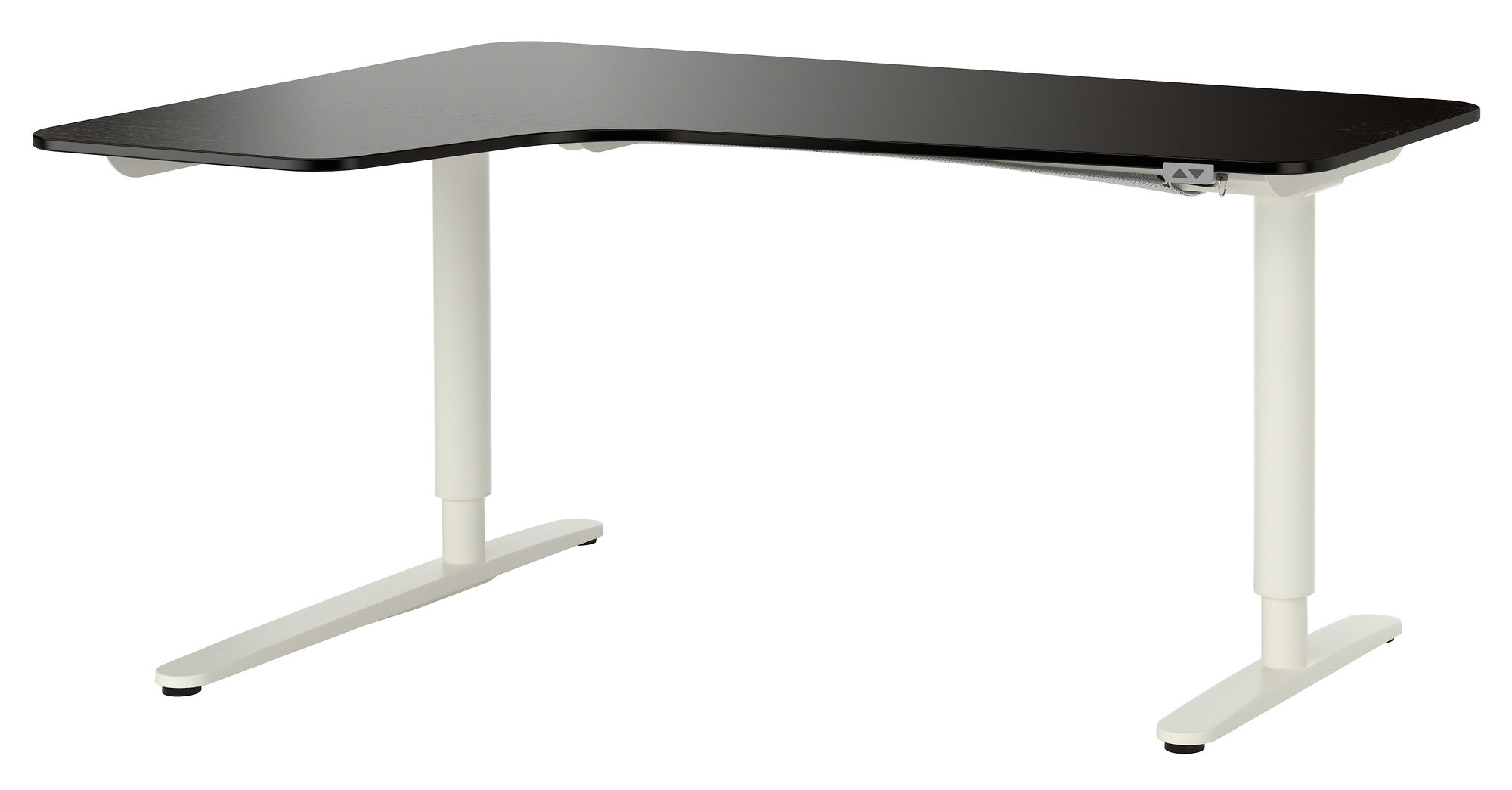 Ikea's new Bekant desk adjusts between standing and sitting heights on