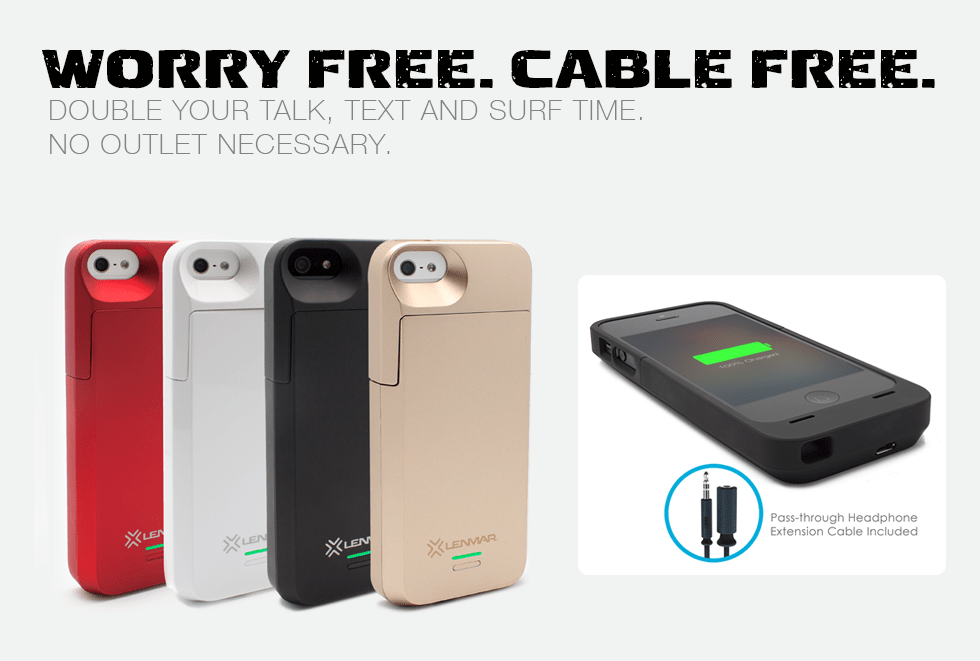 Lenmar Meridian MFi 2300mAh iPhone 5/5s Battery Case 30 Prime shipped