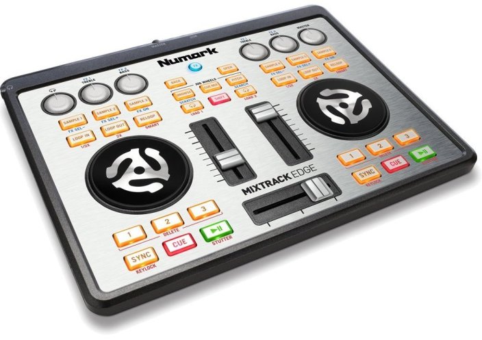 Numark Mixtrack Edge Slimline USB DJ Controller with Integrated Audio Output-sale-01
