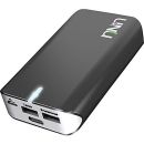 UNU Black 14000 mAh Enerpak Extreme Dual USB 2.1A Universal Battery Pack for Smartphones:Tablets
