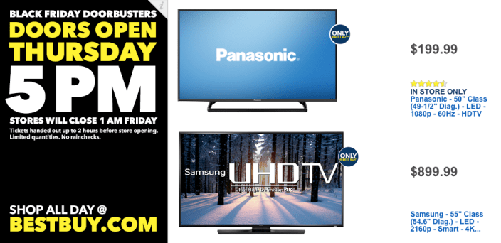 Best Buy&#39;s 2014 Black Friday ad is out! Includes: Samsung 55&quot; 4K $900, iPad Air 2 $100 off ...