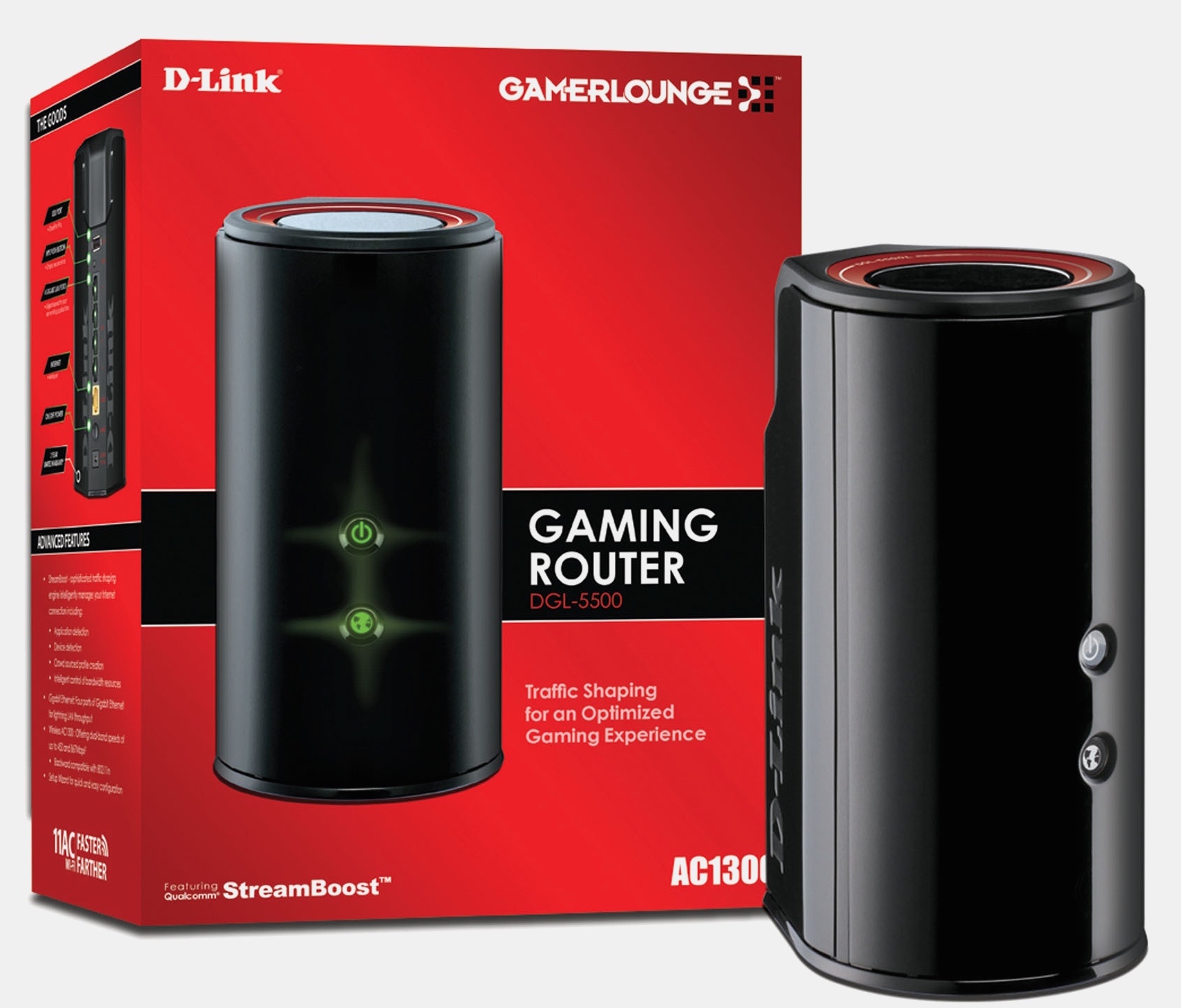 D Link AC1300 Dual Band Gaming Router 60 Shipped orig 130 