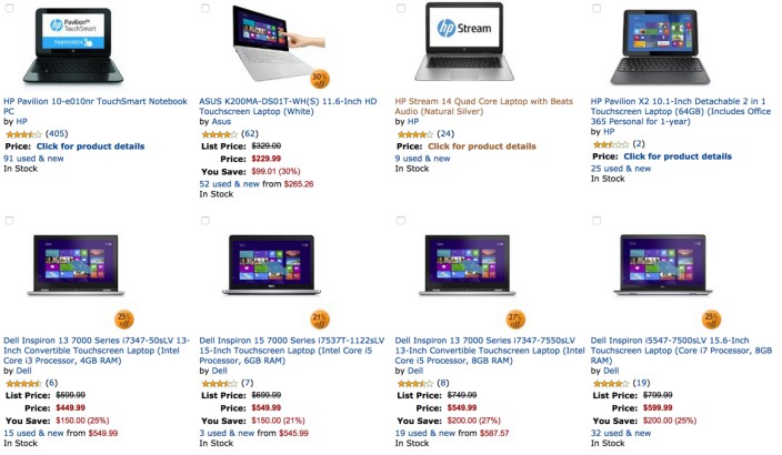 Gold Box Deal of the Day 20 percent or More Off Select Laptops