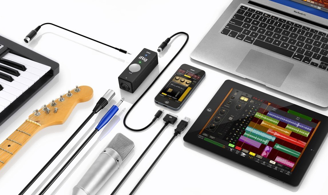 IK Multimedia iRig Pro iOS/Mac audio interface w/ MIDI & Lightning