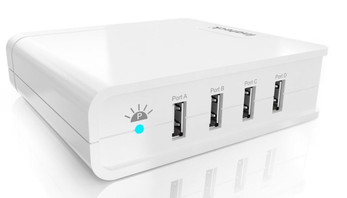 Inateck 4-Port 30-watt Compact USB Wall Charger