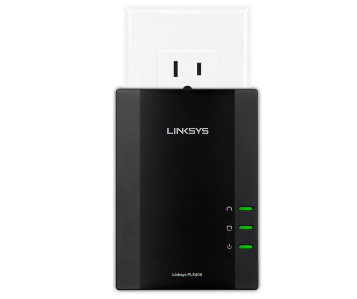 Linksys Powerline AV 1-Port Network Adapter Kit (PLEK400)-sale-01