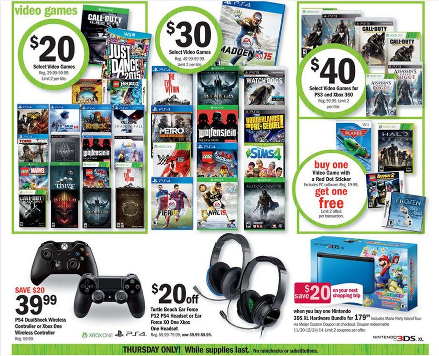 Xbox one clearance at meijer