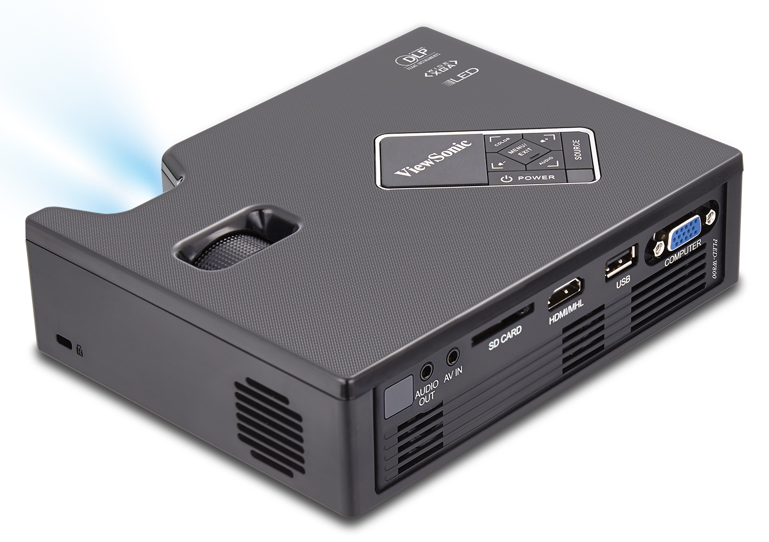 Viewsonic PLED-W600 DLP Projector HDMI Ultra Portable WXGA 720P PLED-W600 
