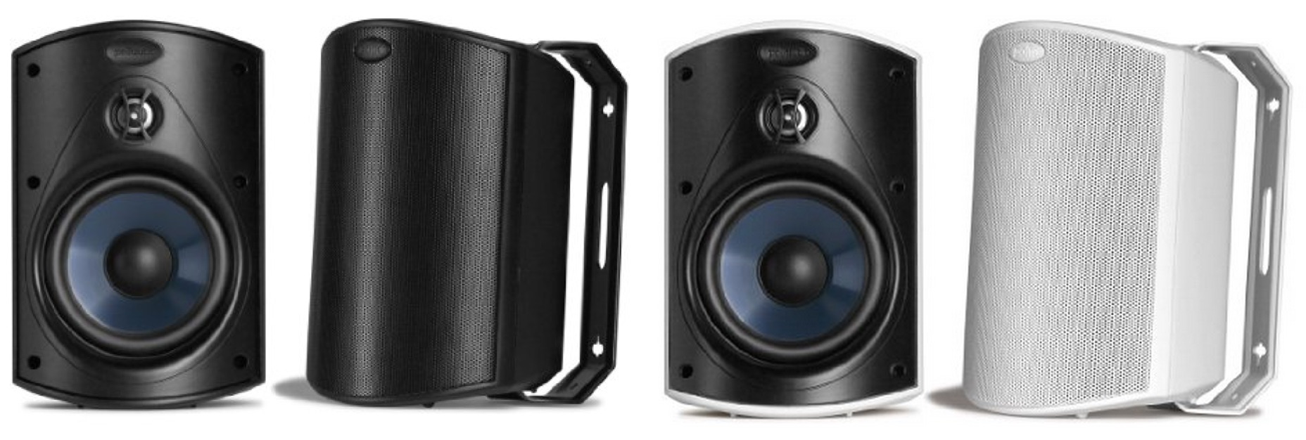 Polk Audio Atrium 4 all-weather speakers in black or white, pair: $80 ...