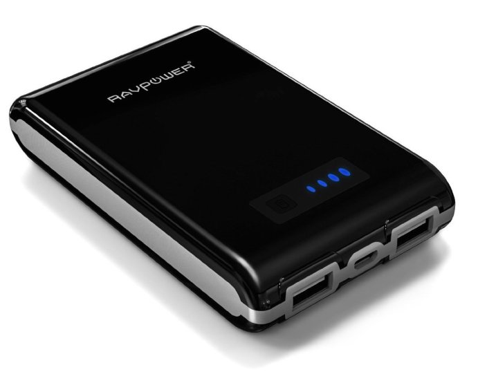 RAVPower® Element 10400mAh External Battery USB Portable Charger (Dual USB Outputs, Ultra Compact Design)