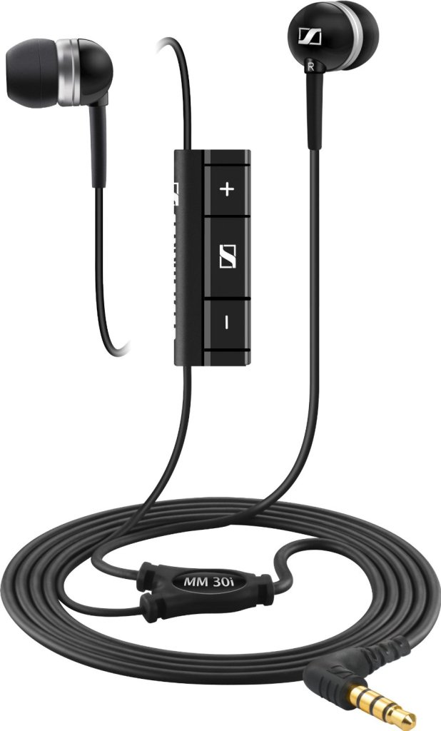 Sennheiser MM30i in-ear headphones w/ mic & remote $30 shipped (orig ...