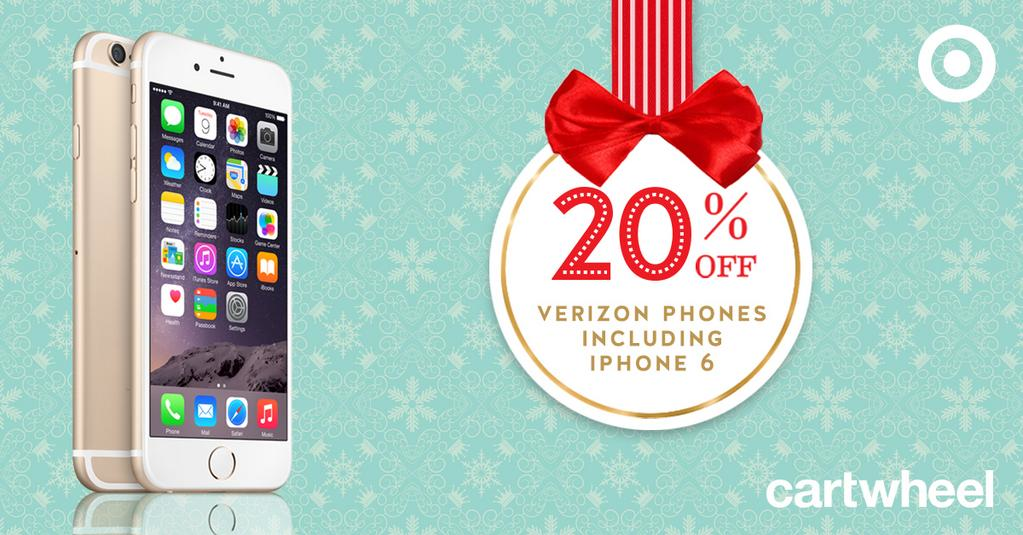 Target offers 20 off all Verizon phones iPhone 6 starts at 160