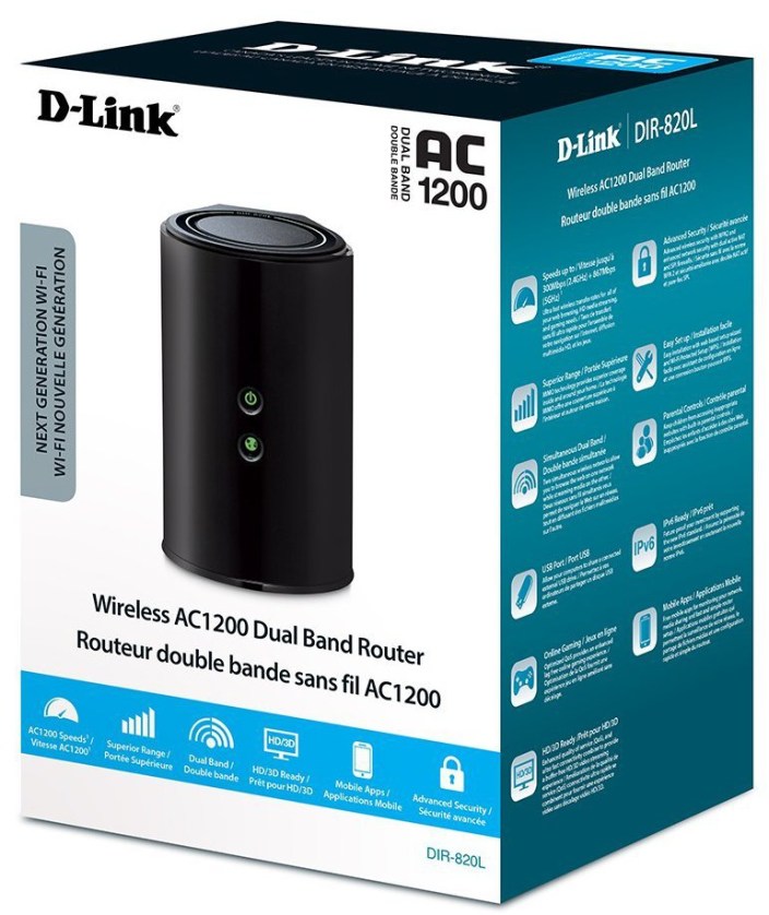 D-Link Wireless AC 1000 Mbps Home Cloud App-Enabled Dual-Band Broadband Router