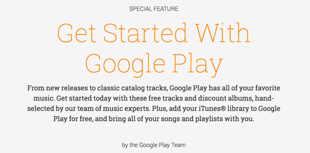 Google Play promotion
