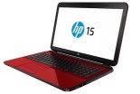 HP 15-Series 15-R030WM Notebook, 15.6%22 HD BrightView, Intel N3520 Quad-Core 2.17GHz, 500GB SATA, 4GB DDR3, 802.11n, Win8.1 - Fire Red