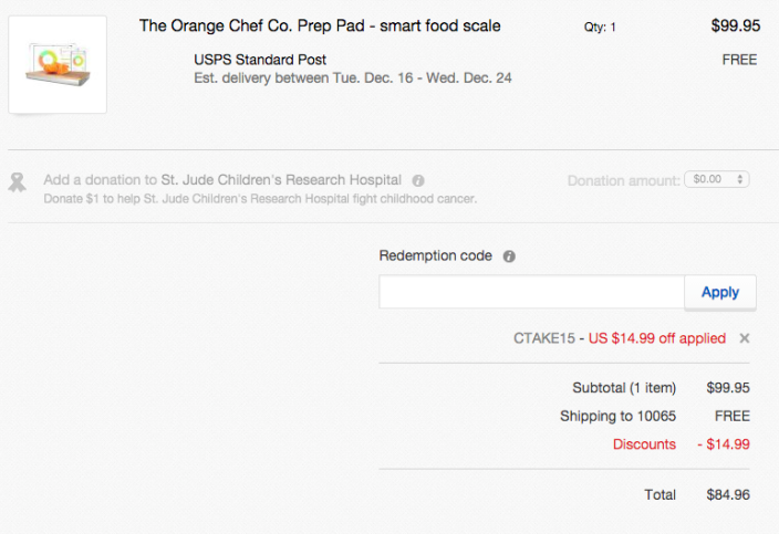 Orange Chef Prep Pad Smart food Scale-sale-02
