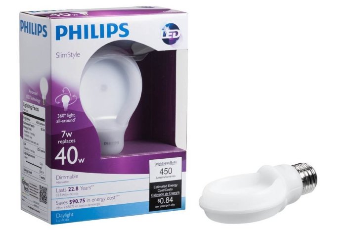 Philips SlimStyle 40W A19 Dimmable LED Light Bulb (4-Pack) Philips SlimStyle 40W A19 Dimmable LED Light Bulb (4-Pack-sale-01