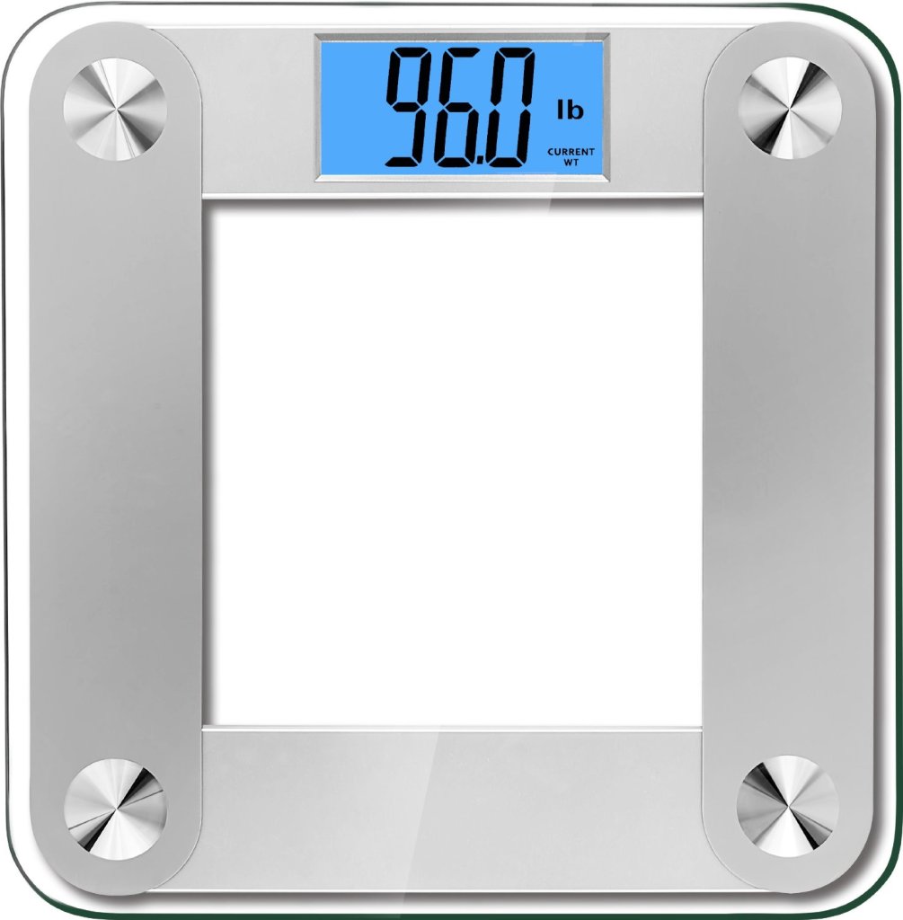 BalanceFrom Digital Body Weight Bathroom Scale with Step-On