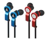 Beacon Audio Perseus Earphone with In-Line Microphone 2-pack (Blue, Red)
