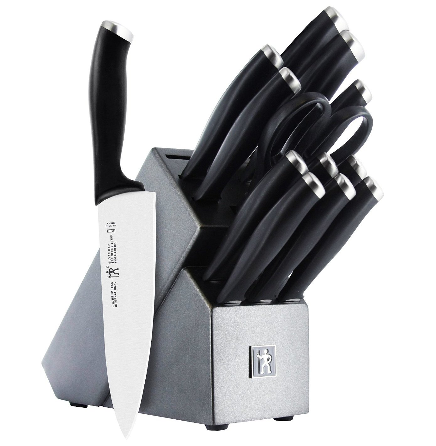 Home J.A. Henckels Silvercap Knife Block Set 75 (orig. 300), more