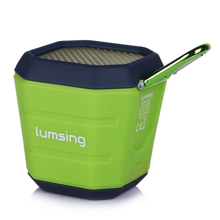 Lumsing® Wireless Bluetooth 4.0 Speaker Splash-proof & Shock-proof & Dust-proof with Microphone Rechargeable Battery up to 8 Hours Playtime