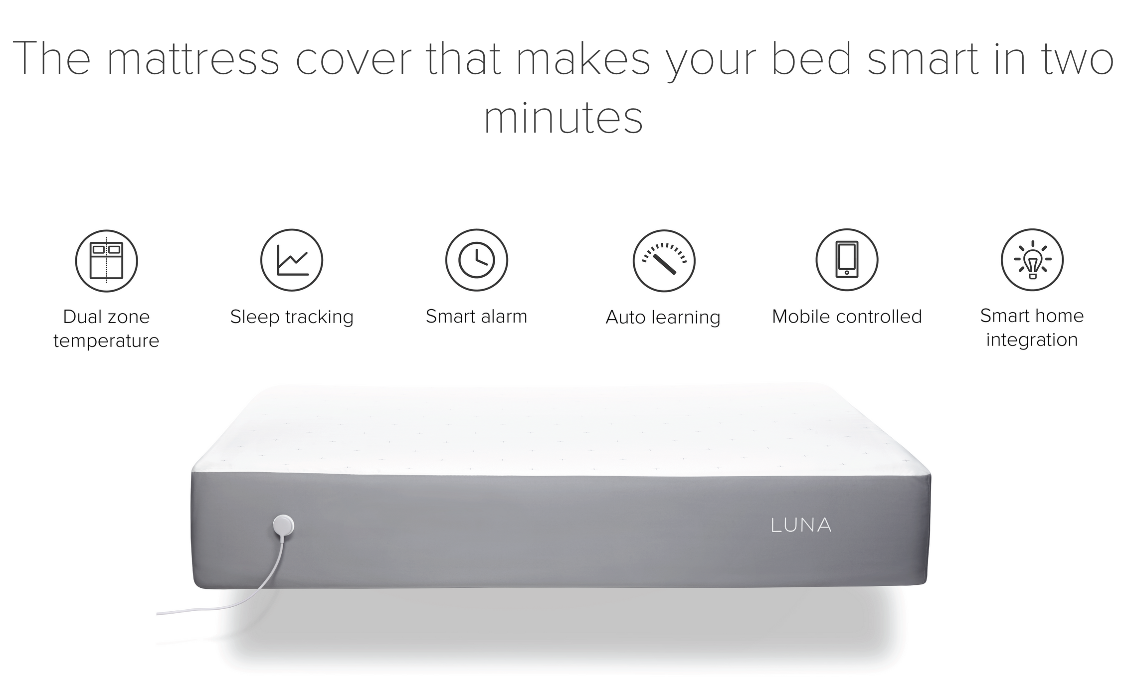 luna smart mattress cover canada