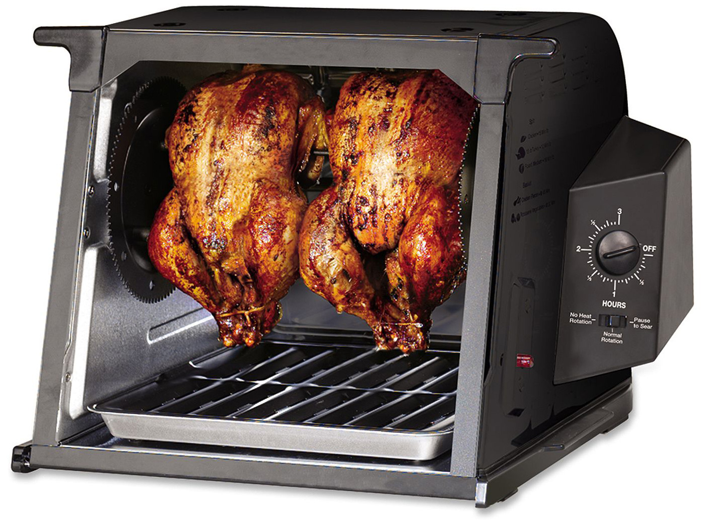 rotisserie chicken in oven