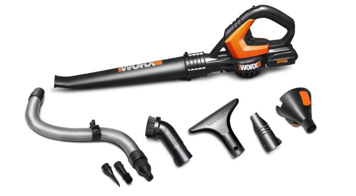 WORX 20V Max Lithium Blower:Sweeper with 8 Clean Zone Attachments-sale-01