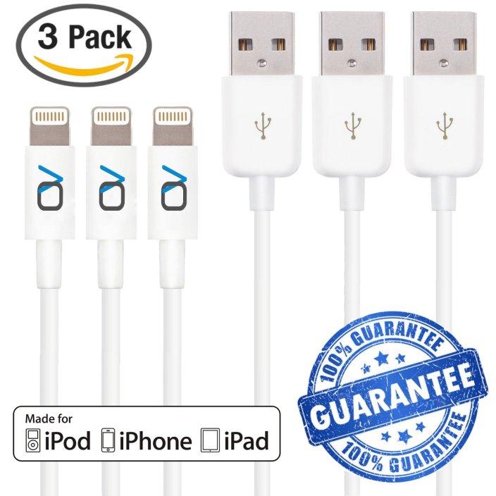 3-pack Mfi lightning cables