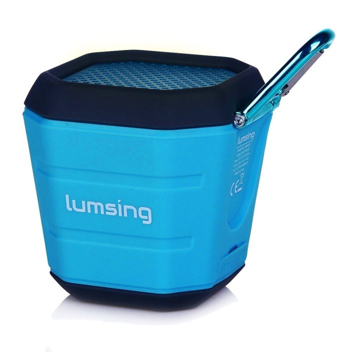 Lumsing® Portable Waterproof Bluetooth 4.0 Speaker Rechargeable Battery up to 8 Hours Playtime, Splash-proof & Dust-proof Speaker