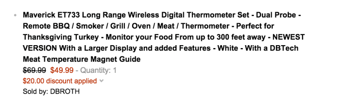 Maverick Long Range Wireless Digital BBQ:Oven Thermometer Set (ET733)-sale-03