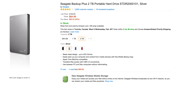 Seagate Backup Plus Slim 2TB USB 3.0 Portable External Hard Drive (STDR2000101-sale-04
