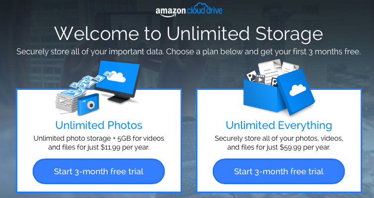 Amazon Announces Unlimited Cloud Drive Storage For All Of Your Photos And Files 9to5toys