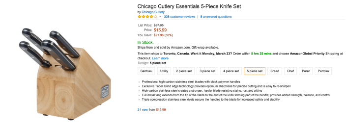 Chicago Cutlery Essentials 5-Piece Knife Set-sale-02