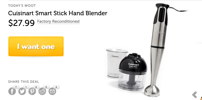 Cuisinart Stainless Steel Smart Stick Hand Blender (CSB-77FR)-sale-01