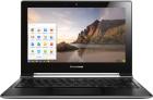 Lenovo - 2-in-1 11.6%22 Touch-Screen Chromebook - Intel Celeron - 2GB Memory - 16GB Solid State Drive - Silver