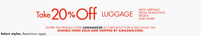 Luggage, Travel Gear and more-20 off-sale-01