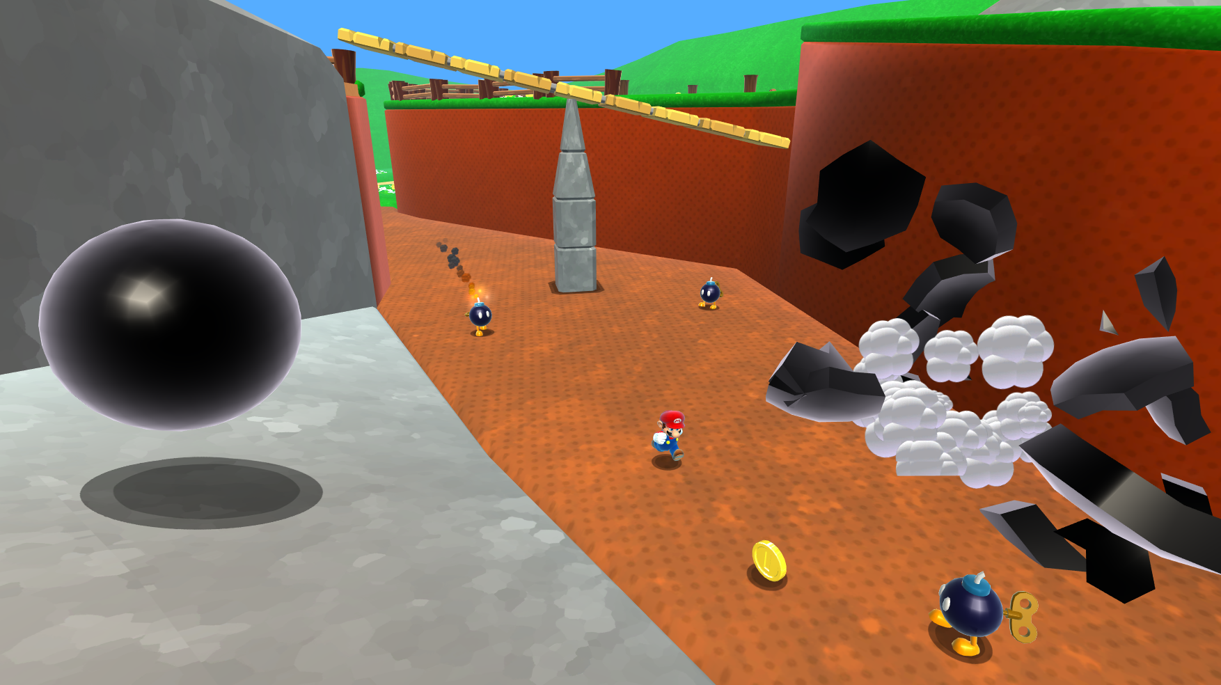 Play Super Mario 64 in beautiful HD for free in your browser.