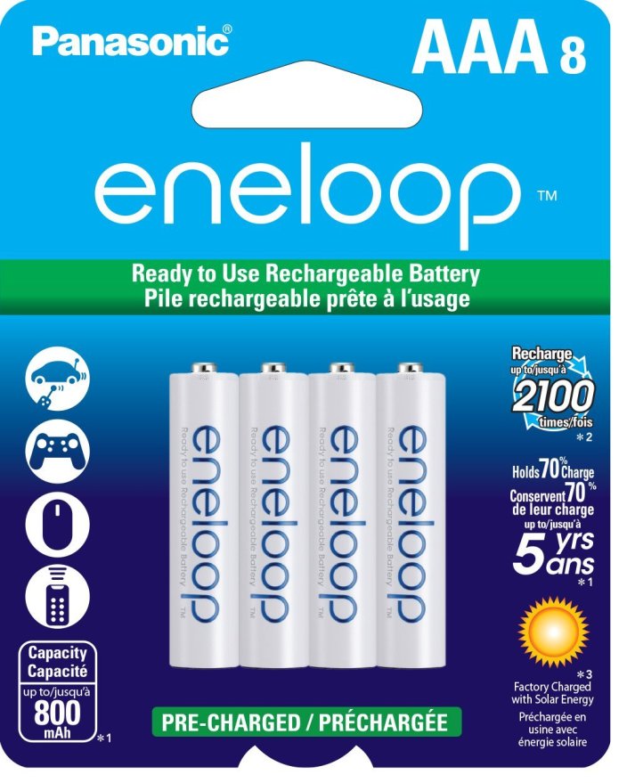 Panasonic 8-pack eneloop AAA Rechargeable Batteries-sale-01