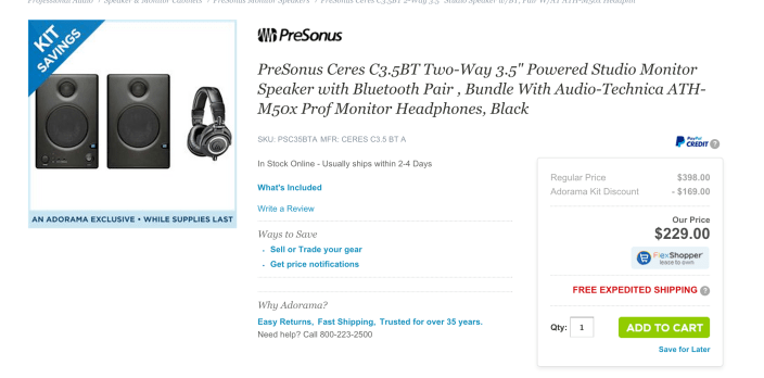 Presonus Ceres C4.5BT 2-Way Powered Speakers-sale-03